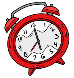 Alarm Clock Cartoon Colored Clipart