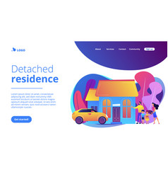 Family House Concept Landing Page