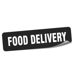 Food Delivery Sticker Food Delivery Label