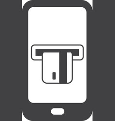 Atm And Smartphones In Minimal Style