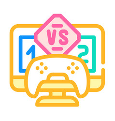 Multiplayer Games Game Development Color Icon