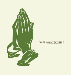 Praying Hand Logo