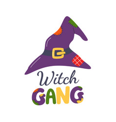 Witch Gang Lettering Concept Design T-shirt Print