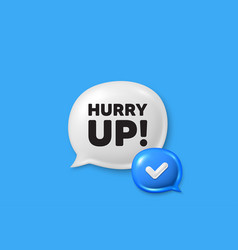 Hurry Up Sale Special Offer Sign Text Box Speech