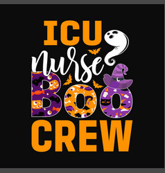 Icu Nurse Boo Crew Spooky