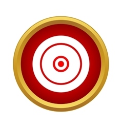 Circles Within The Circle Icon In Simple Style