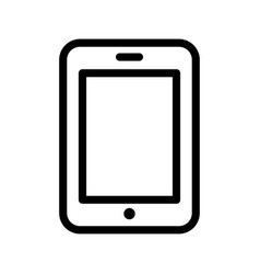 Mobile Phone Outline Icon Style