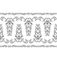 Vintage Old Pattern Frame Border Baroque Style