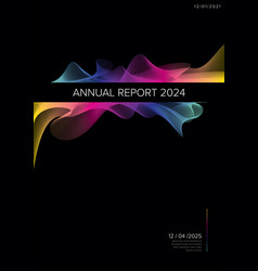 Annual Black Paper Minimalistic Report Cover