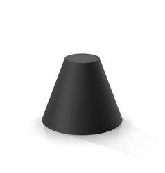 Black Frustum Cone