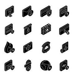 Pack Of Safety Solid Icons