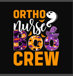 Ortho Nurse Boo Crew Spooky