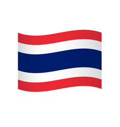 Wavy Flag Of Thailand