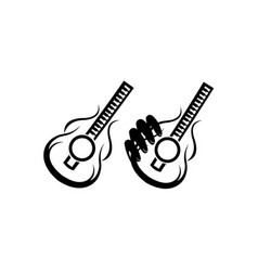 Ukelele Icon From Music Collectionguitar Logo