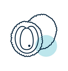 Lychee Tropical Fruit Icon Graph Symbol For Food