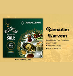 Ramadan Sale Social Media And Instagram Post