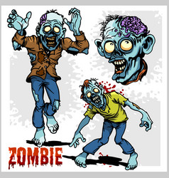 Zombie Comic Set - Cartoon