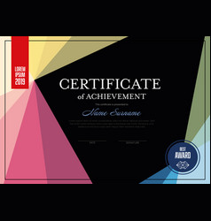 Modern Dark Certificate Template