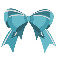 Blue Decorative Ribbon Bow