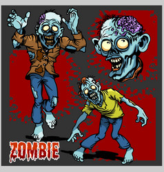 Zombie Comic Set - Cartoon