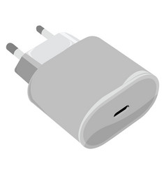 Charger Adapter On A White Background