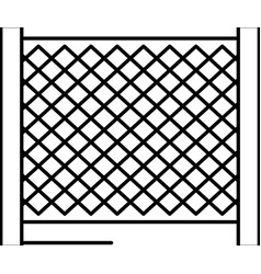 Chain Fence Line Icon