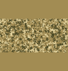 Pixel Camouflage For A Soldier Army Uniform