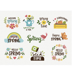 Spring Decorative Label Collection