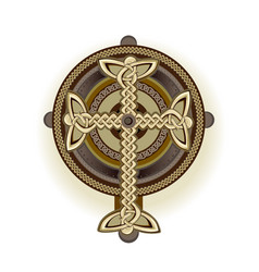 Celtic Cross Ancient Irish Symbol Ethnic Magic