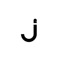 Letter J Door Simple Logo Symbol