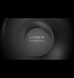 Black Circular Modern Abstract Backdrop