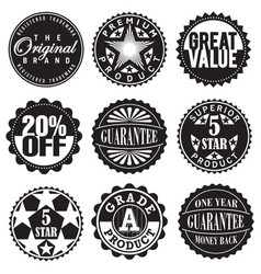 Set Of Vintage Labels