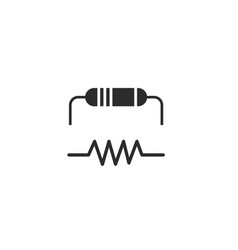 Resistor Icon Sign Concept Design