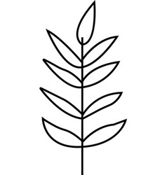 Tree Branch Icon Hand Drawn Floral Minimal