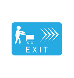 Icon Of A Person Pushing A Cart