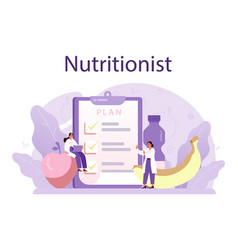 Nutritionist Concept Nutrition Therapy With