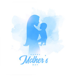 Watercolor Style Mothers Day Wishes Background