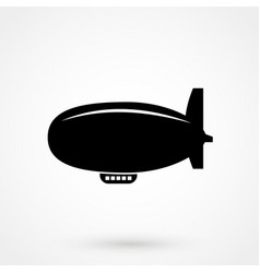 Airship Zeppelin Icon Simple