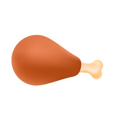 Delicious Chicken Leg 3d Icon