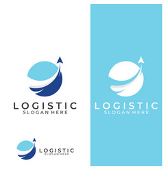 Logistics Company Logo Arrow Icon Logo Fast