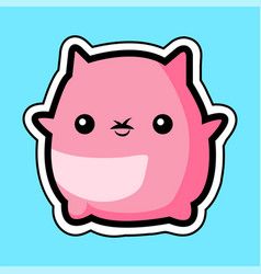 Cute Pig Kawaii Chibi Sticker