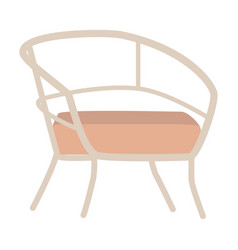 Isolated Colored Indoor Furniture Chair Icon