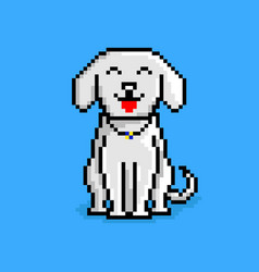 Pixel Art Dog Character