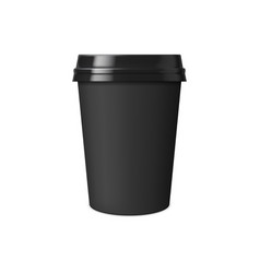 Takeaway Coffee Paper Cup And Realistic Mockup