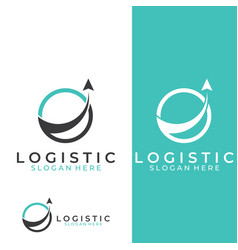 Logistics Company Logo Arrow Icon Logo Fast