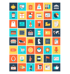 Flat web icons Royalty Free Vector Image - VectorStock