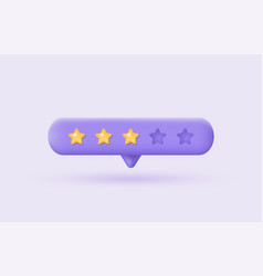 3d Customer Review Feedback From Clients Concept