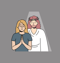 Jesus Christ Appeared To Blonde Girl In Prayer