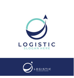 Logistics Company Logo Arrow Icon Logo Fast