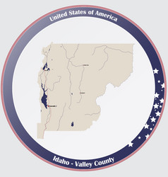 Map Valley County In Idaho